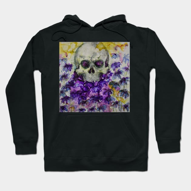 Pushing Up Daisies Hoodie by AndreaAtkinsArt